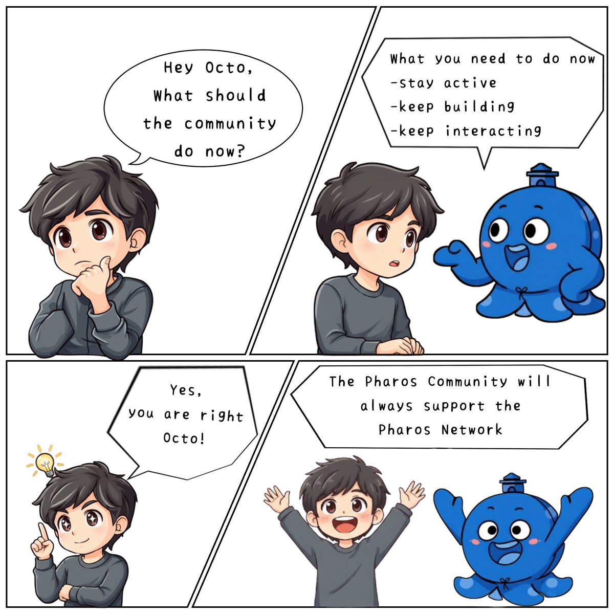 True community must stay active, keep building and supporting <a href="/pharos_network/">Pharos | Testnet Live</a> 
<a href="/Pharos_Intern/">Pharos Intern 🌊</a> <a href="/PharosIndo/">Pharos Indonesia</a> <a href="/Marmutz_eth/">Marmutz</a> <a href="/flxthesixth/">flx.</a> <a href="/onchainsailor/">Sailor</a> <a href="/0xJayZ/">Pika</a>
#PharosNetwrok #GoctoIndonesia