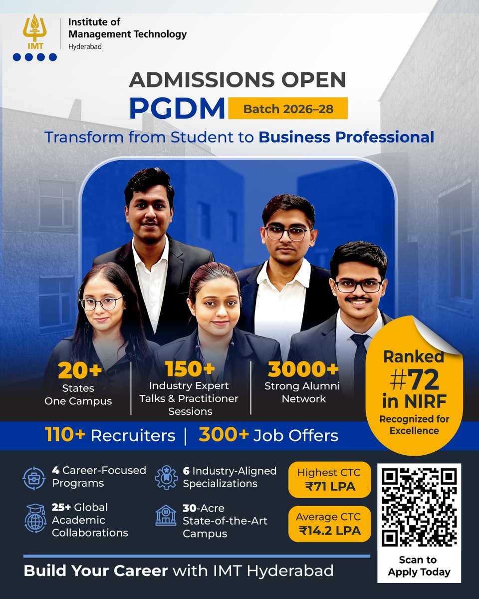 IMT Hyderabad tweet media