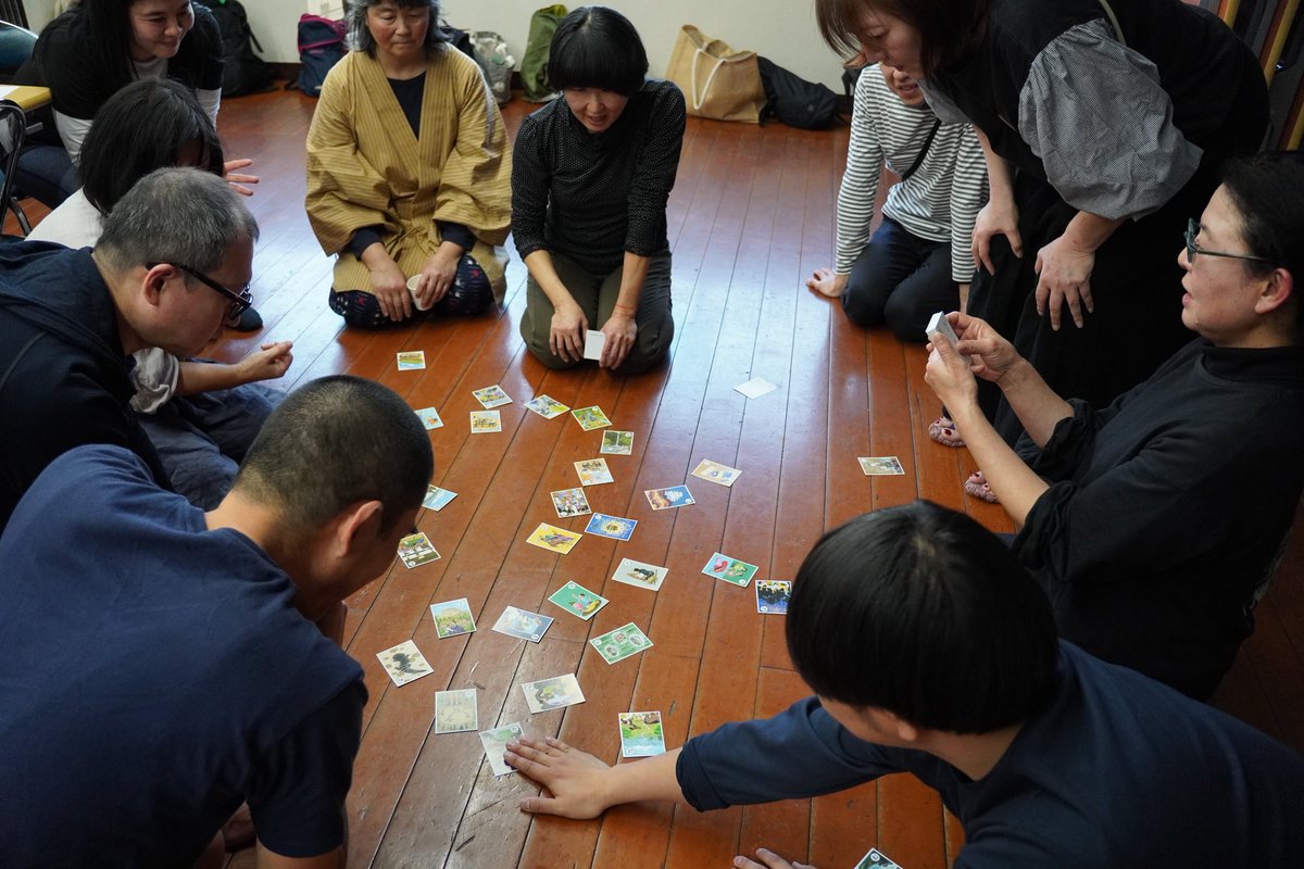 新春らしく郡上カルタ！大盛り上がり。