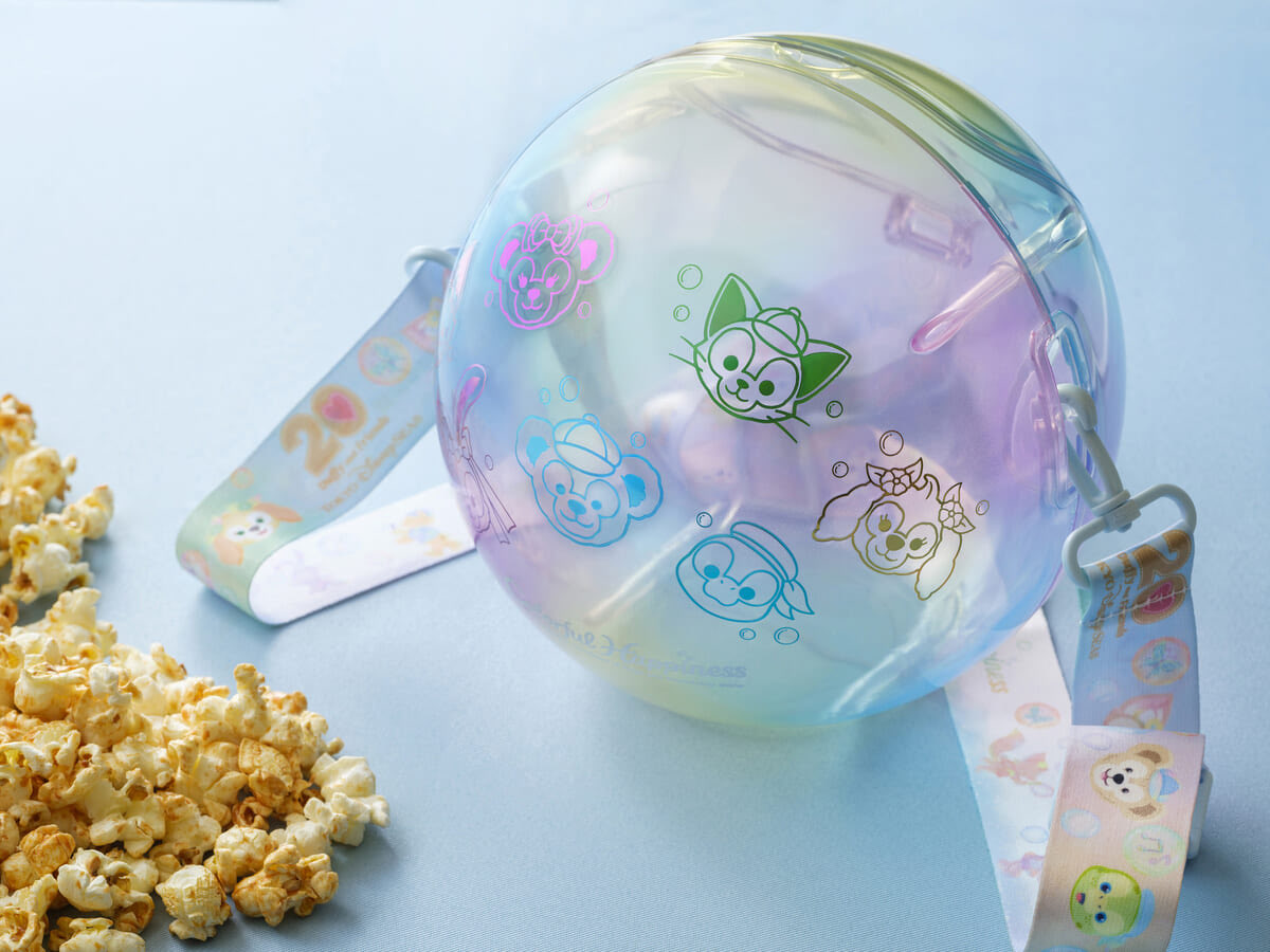 ディズニーシー　カラフルハピネス　20周年　シャボン玉　ポップコーンバケット 東京ディズニーシー】16:10現在 ダッフィー＆フレンズ20周年：カラフル