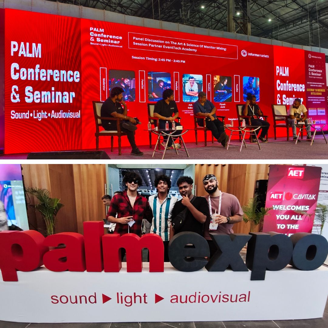 NorthCap_Univ's tweet image. BSc Sound Engineering students from NCU explored the world of professional audio at Palm Expo, Mumbai, engaging with live tech demos by leading AV brands like AVID, Sound Devices, DigiCo, and more.

#NCU #SoundEngineering #PalmExpo2025 #IndustryExposure