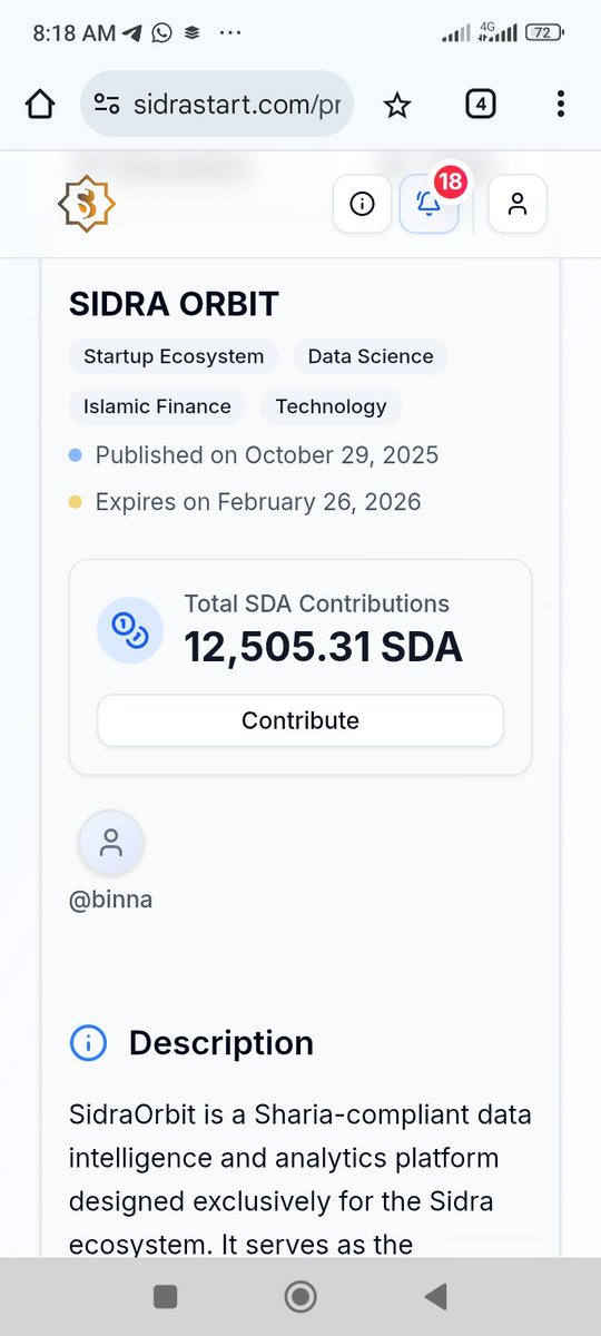 SidraOrbit's tweet photo. Big ideas need smart execution. SidraOrbit gives Sidra projects the data, insights, &amp; clarity to scale with confidence. Vision backed by intelligence.
PROJECT
https://t.co/FebfFTO41t
#sidrachain  #sidraAppStore #sidraorbit @sidrachain #sidranewsroom @maljefairi @SidraLaunchpad https://t.co/ipQriltSlH