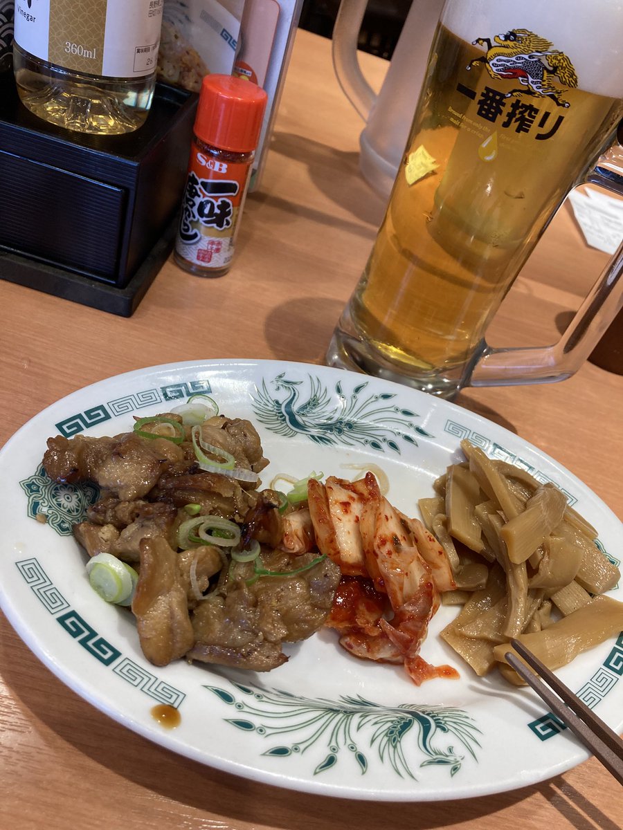 ptx003sp01's tweet photo. からの時間調整で日高屋飲み https://t.co/QMko9wJRYn