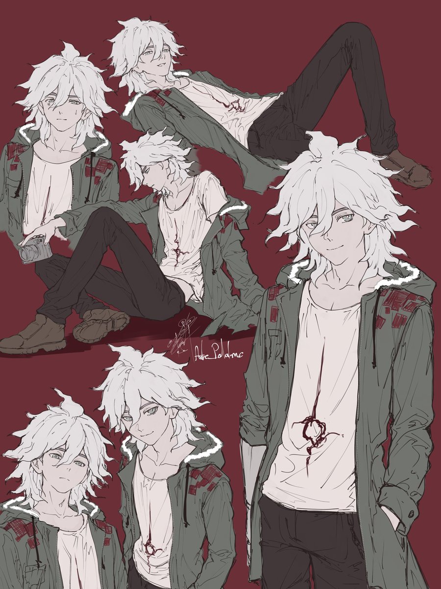 Trying to draw Nagito again