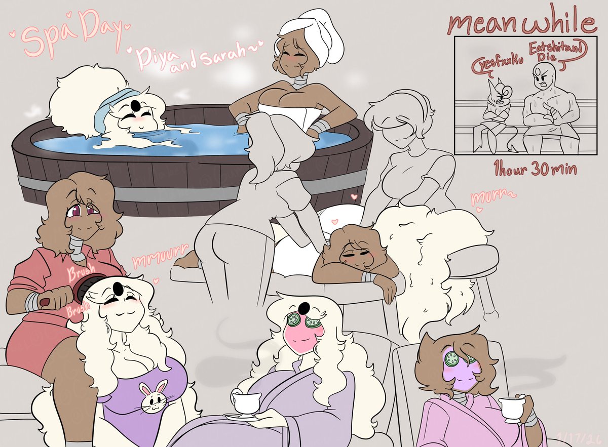 Since Its was Dragon appreciation day i wanted to do two part for my bestie <a href="/MrsWaffles05/">Tired Waffle</a> cause I love both her baby's uvu 

<a href="/ToonyPunkDevil/">Toony</a> character binki uvu
#myart #sarah #diya #daray #binki #myfriendsocs #DragonAppreciationDay