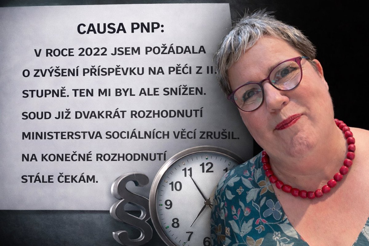 👨‍🦯🦻 CAUSA PnP: Po více než 3 letech snad za pár dní skončí (21.1. bude komise). Tak na to celé mrknem trochu z 🚁.

🔦 Oč jde? Jsem (prakticky) nevidomá a mám sluchové postižení. Po 5 letech pobírání 2. stupně příspěvku na péči jsem požádala o přehodnocení. Výsledek: trvale