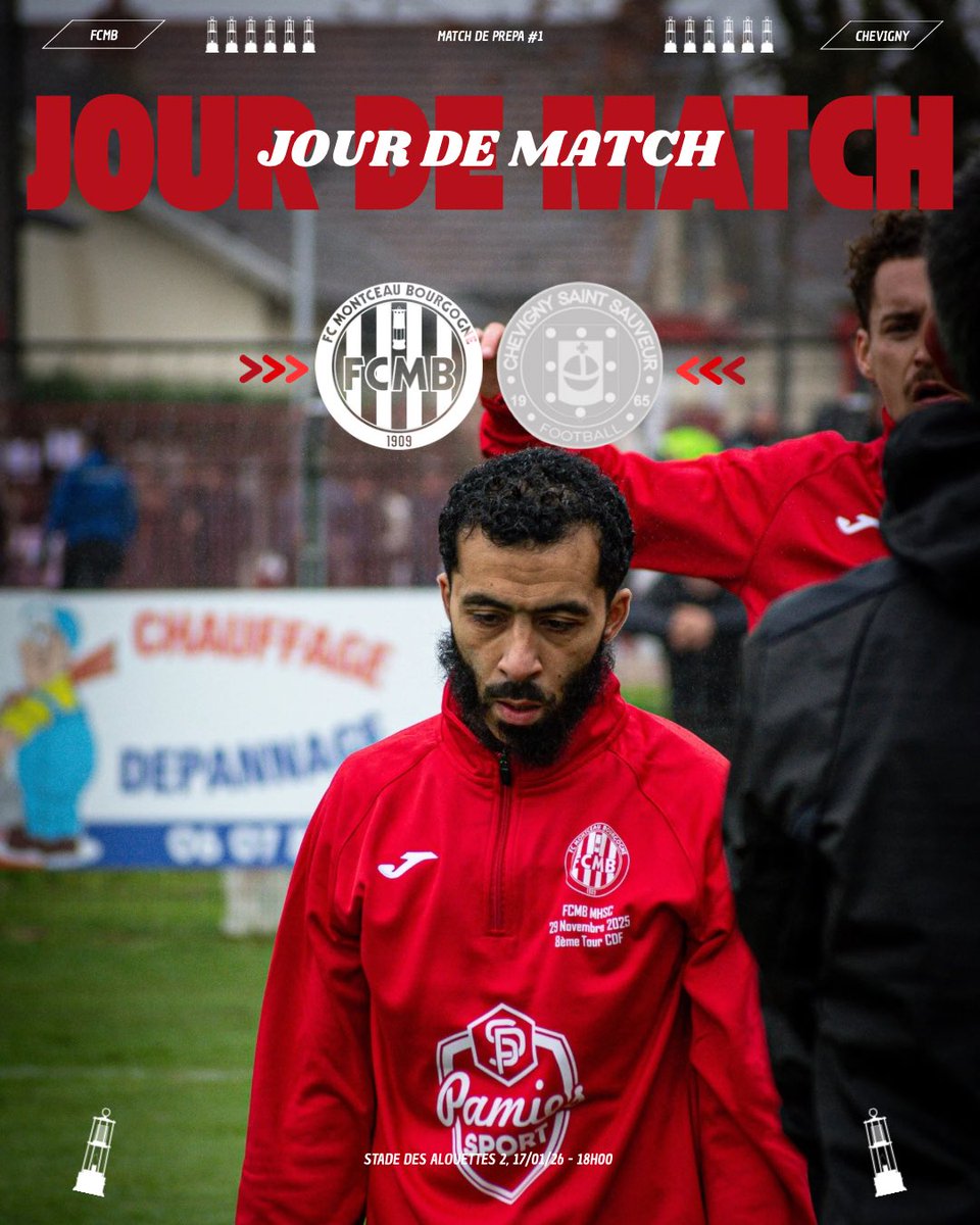 ActuFcmb's tweet photo. ๐ฅ ๐๐๐๐ ๐๐ ๐๐๐๐๐ โฌ๏ธ
๐ค Match de Prรฉparation #1
#TeamFCMB ๐ Chevigny Saint Sauveur Football
๐๏ธ Stade des Alouettes (Terrain Synthรฉtique)
โ๏ธ 18:00
๐ฒ Live match ร suivre sur tout nos rรฉseaux
#๏ธโฃ #FCMBCSSF https://t.co/08qXSMpQ62