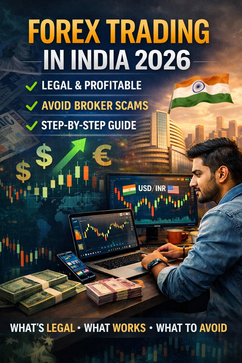 smartpaisab's tweet photo. Forex Trading in India 2026 🇮🇳📊
What’s legal, what actually works, and what to avoid.
SEBI rules • USD-INR pairs • Broker scams • Beginner strategies
Read before you trade 👇
🔗 [https://t.co/fwfWdIjt9x]
#ForexTradingIndia #USDINR #SmartPaisaBharat #TradingEducation https://t.co/Zx59WgYI26