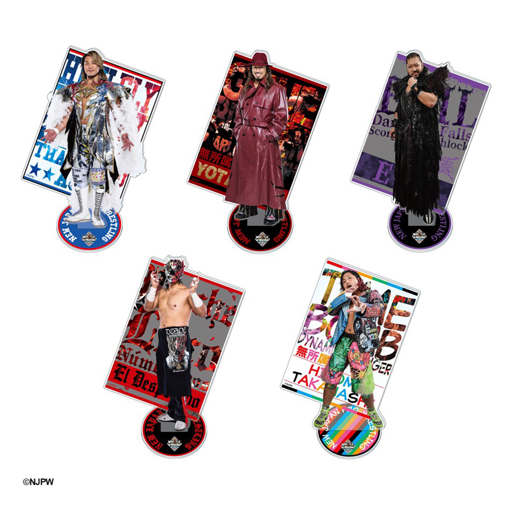 GIGO限定 新日本プロレス ビッグアクリルスタンド 全5種 コンプリート 🌟再入荷情報🌟 GiGO限定景品が再登場！ この機会にぜひご遊戯ください