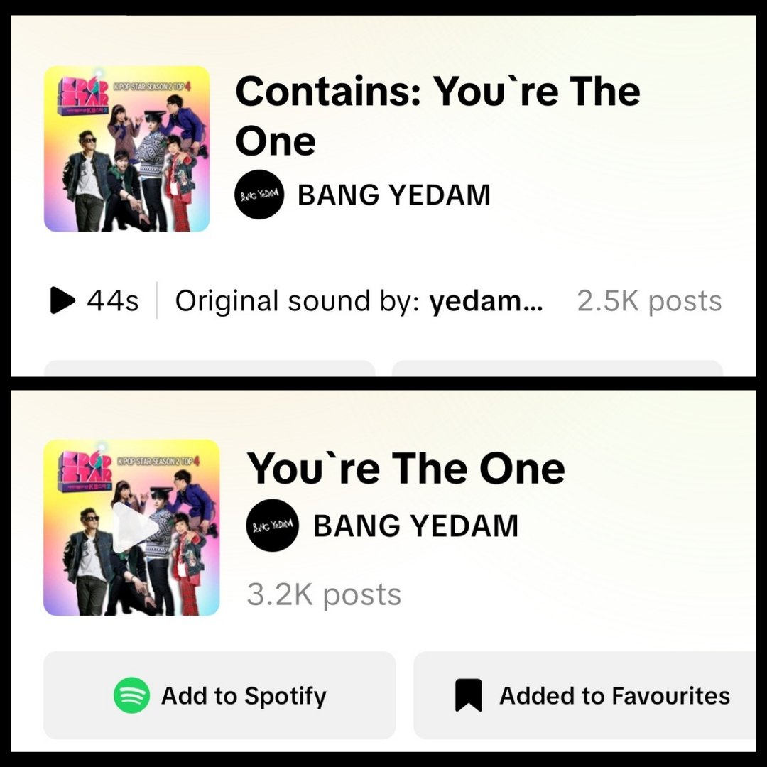 [📯]

Bang Yedam's cover of "You're The One" from KpopStar has gained 700 videos on TikTok in just a day.

We invite you to join this trend now, BY:D!

#방예담 #BANGYEDAM <a href="/_YEDAM_OFFICIAL/">BANG YEDAM</a>