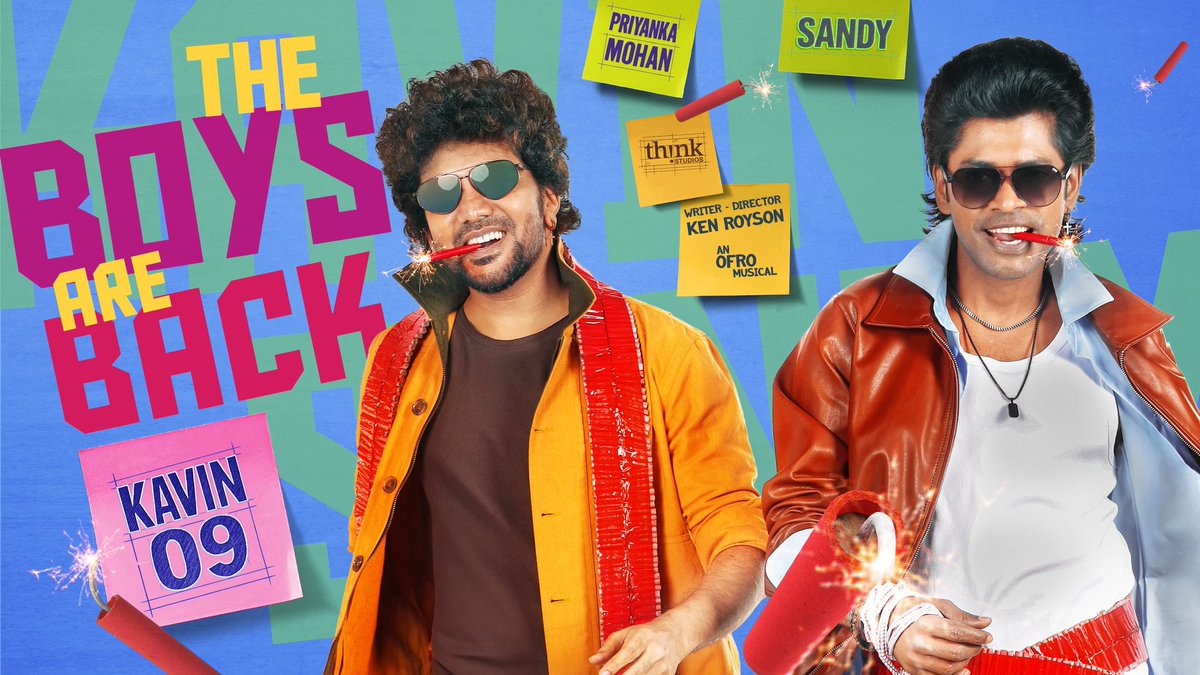 proyuvraaj's tweet photo. Meet the boys of #Kavin09
Team #ThinkStudios welcomes  our dearest @iamSandy_off onboard to the #Kavin09 family

@Kavin_m_0431 @priyankaamohan
@kenroyson_ @ofrooooo @ThinkStudiosInd https://t.co/Zi1MVQ2WKx