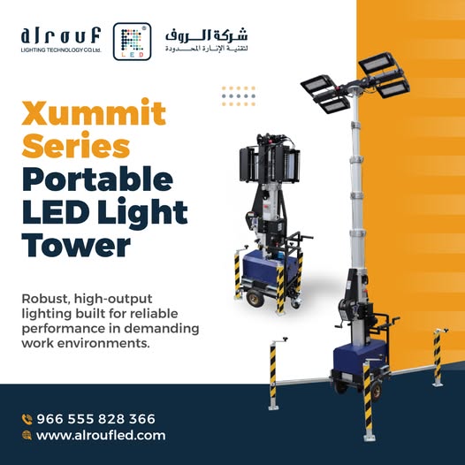 AlroufLED's tweet image. 💡 Xummit Series Portable LED Light Tower
High-output, electric-powered lighting built for demanding work environments. Reliable, robust &amp;amp; efficient.
👉 lighttower.alroufled.com/product/electr…

#PortableLED #LightTower #ConstructionLighting #IndustrialLighting