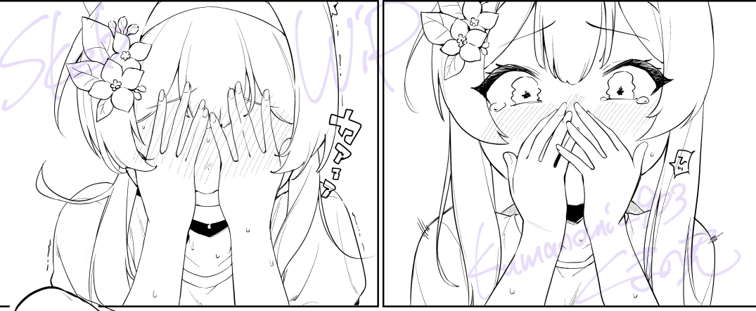 Skeb WIPマリーちゃん 