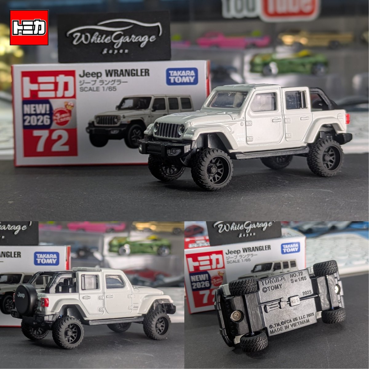 masachan5551's tweet image. ラングラーリフトアップ↑😎
シャーシのデフ部分を加工してシャフトを外側へ移植してます。
@freewheeling201 
#tomica
#jeepwrangler