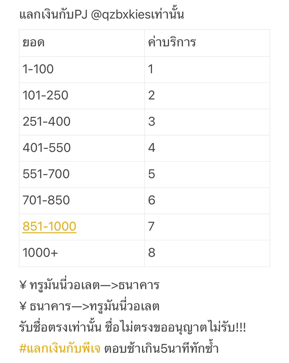 qzbxkies's tweet photo. แลกเงินกับพิจู้
ธ -> วอ  วอ -> ธ
รับชื่อตรงเท่านั้น ชื่อไม่ตรงไม่รับคร้าบบบ🍒
ตอบช้าทักซ้ำได้เลย🩷🩷
#แลกเงิน #แลกเงินวอ #แลกเงินธนาคาร https://t.co/vmeuUqtDd9