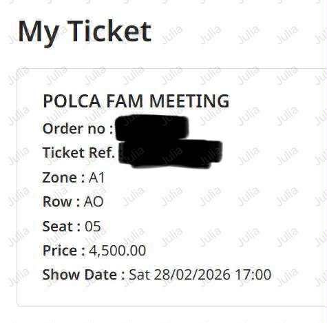 tangerinezz's tweet photo. บัตร ‘POLCA FAM MEETING’ 🐳🐻‍❄️
รอบวันเสาร์ที่ 28 กพ. ค่ะ

🤲ขาย 5300บาท

สนใจสอบถามเพิ่มเติมค่า💖
#PolcaFamMeeting #เตนิว #taynew #POLCASAN #โพก้าซัง https://t.co/1XFJvJ4fxZ