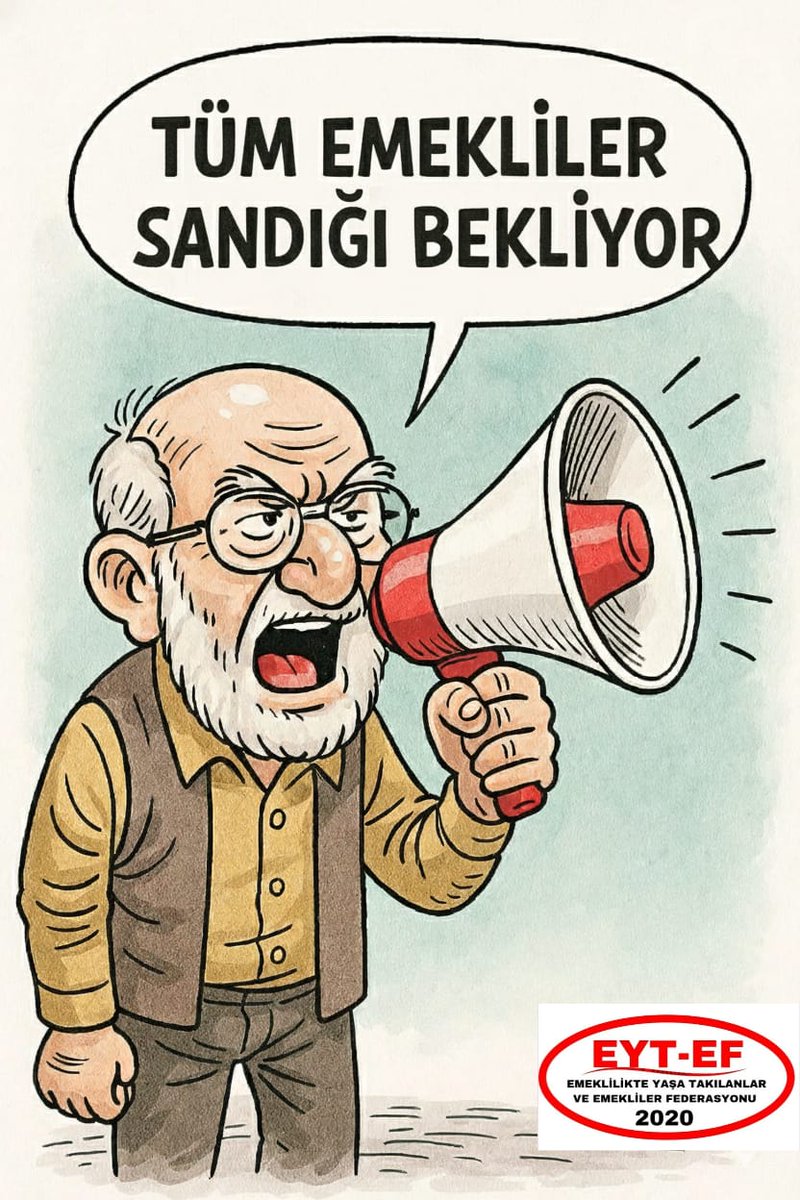 EMEKLİ
👇
#EmekliNetGelsinSandık 

Tenceresi kaynamayan, açlığa ve yoksulluğa mahkum edilen Emekliler;

İlk seçimde sizi #Emekli edecekler !

Artık yeter !

Kararımız NET !

Sefalet ücreti değil,
Erken seçim istiyoruz !

#5000KısmiyeKöktenÇözüm