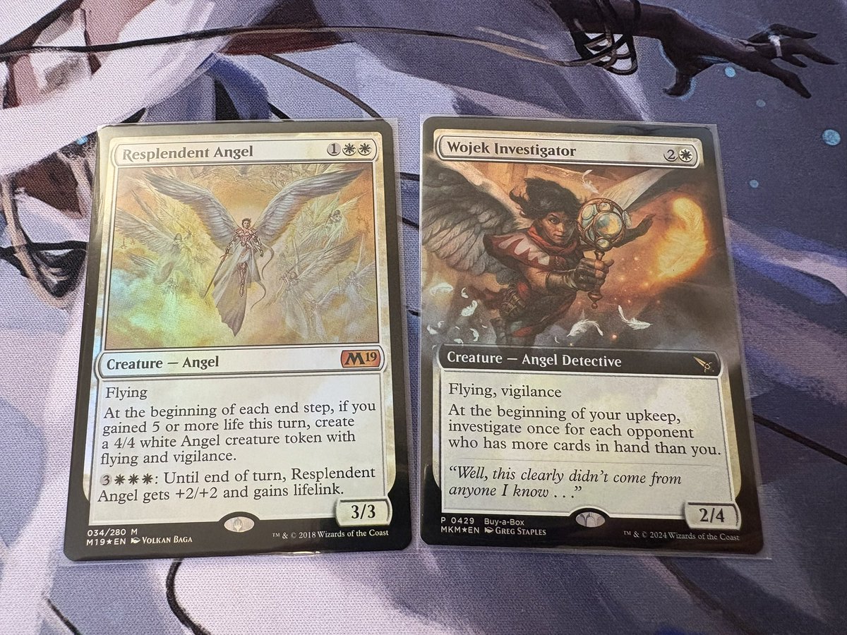 黄昏の番人 英語版 foil 輝かしい天使の英foilとウォジェクの調査員ボックス特典英語foilが