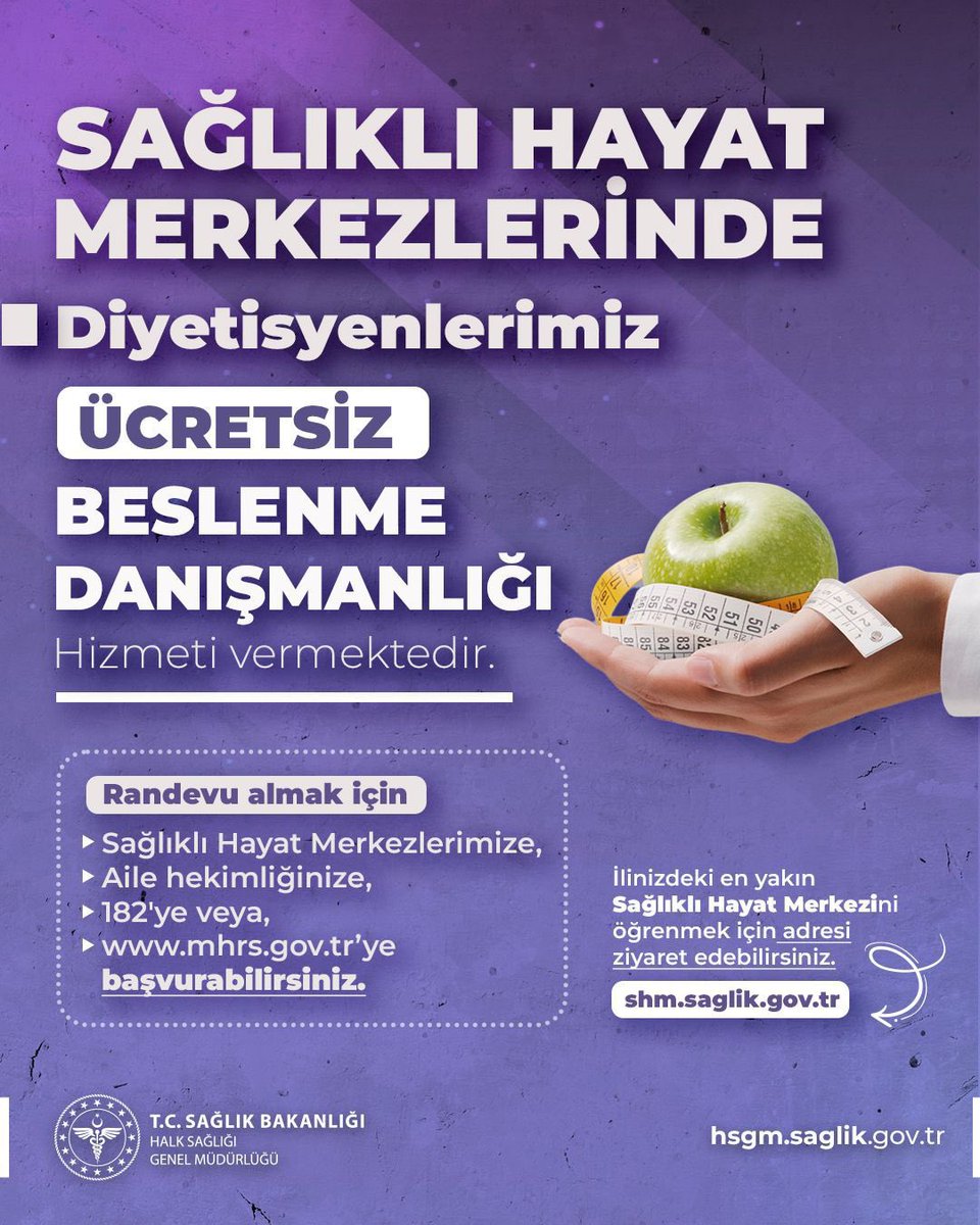 #SağlıklıHayatMerkezleri
#SağlıklıTürkiyeYüzyılı

<a href="/halksagligigm/">Halk Sağlığı Genel Müdürlüğü</a> <a href="/mardinilsaglik/">Mardin İl Sağlık Müdürlüğü</a>