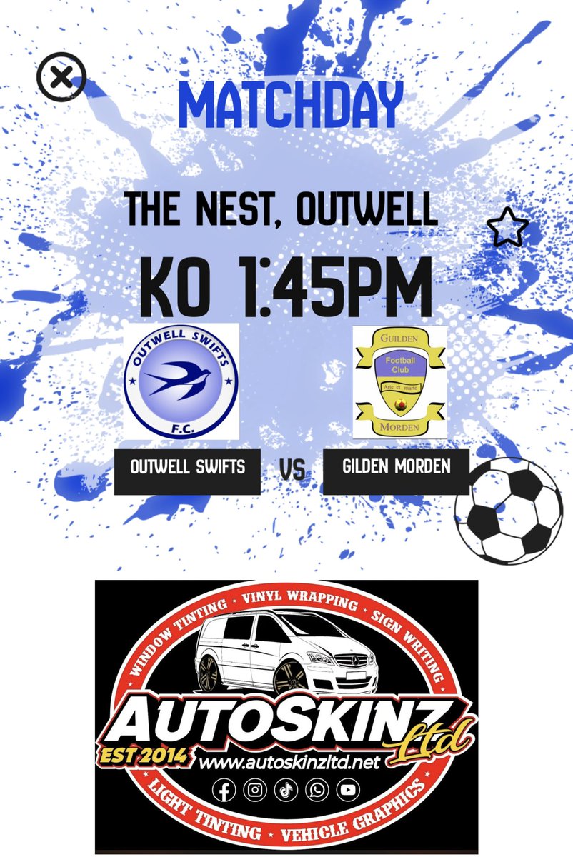 Cup quarter final today at home to Gilden Morden. Up the Swifts 👊🏻