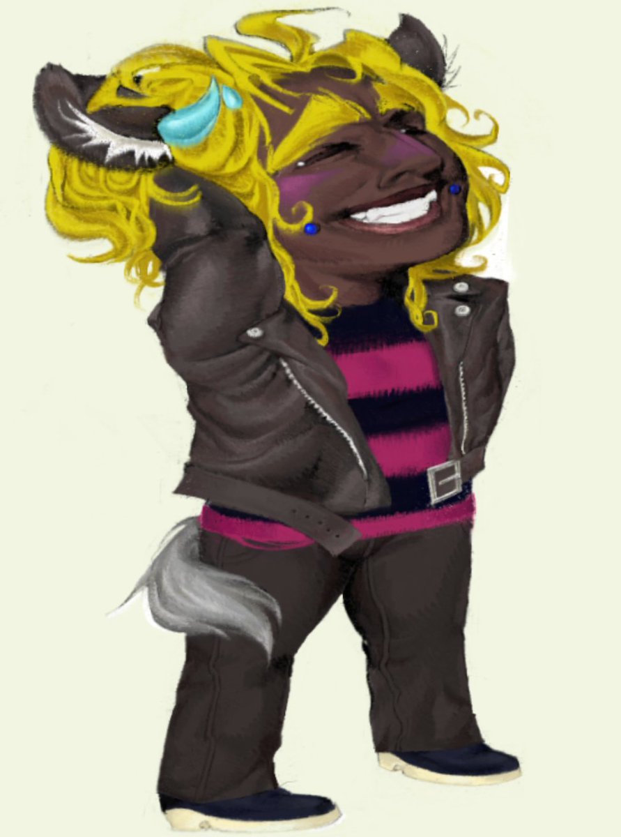 avamoeba's tweet image. ok Now i will post my bouncing baby boy elin dressed as haida from #Aggretsuko. they unfortunately #relate hard. in the first few seasons only. Eek...