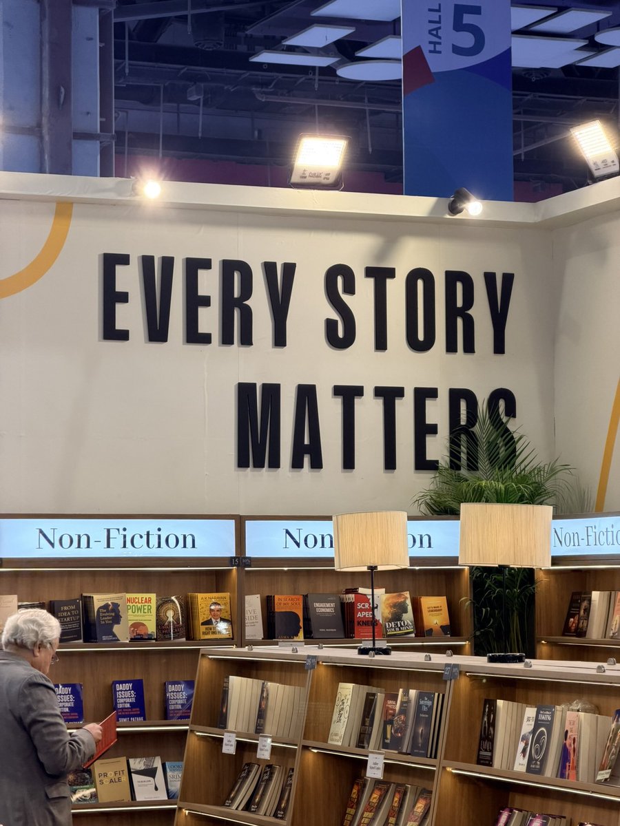 sanjayjavin's tweet photo. हर कहानी कुछ कहता है और हर कहानी महत्वपूर्ण है।a picture from the ongoing international book fare organised by @nbt_india at new delhi.@EduMinOfIndia https://t.co/XT6ipD9HX2
