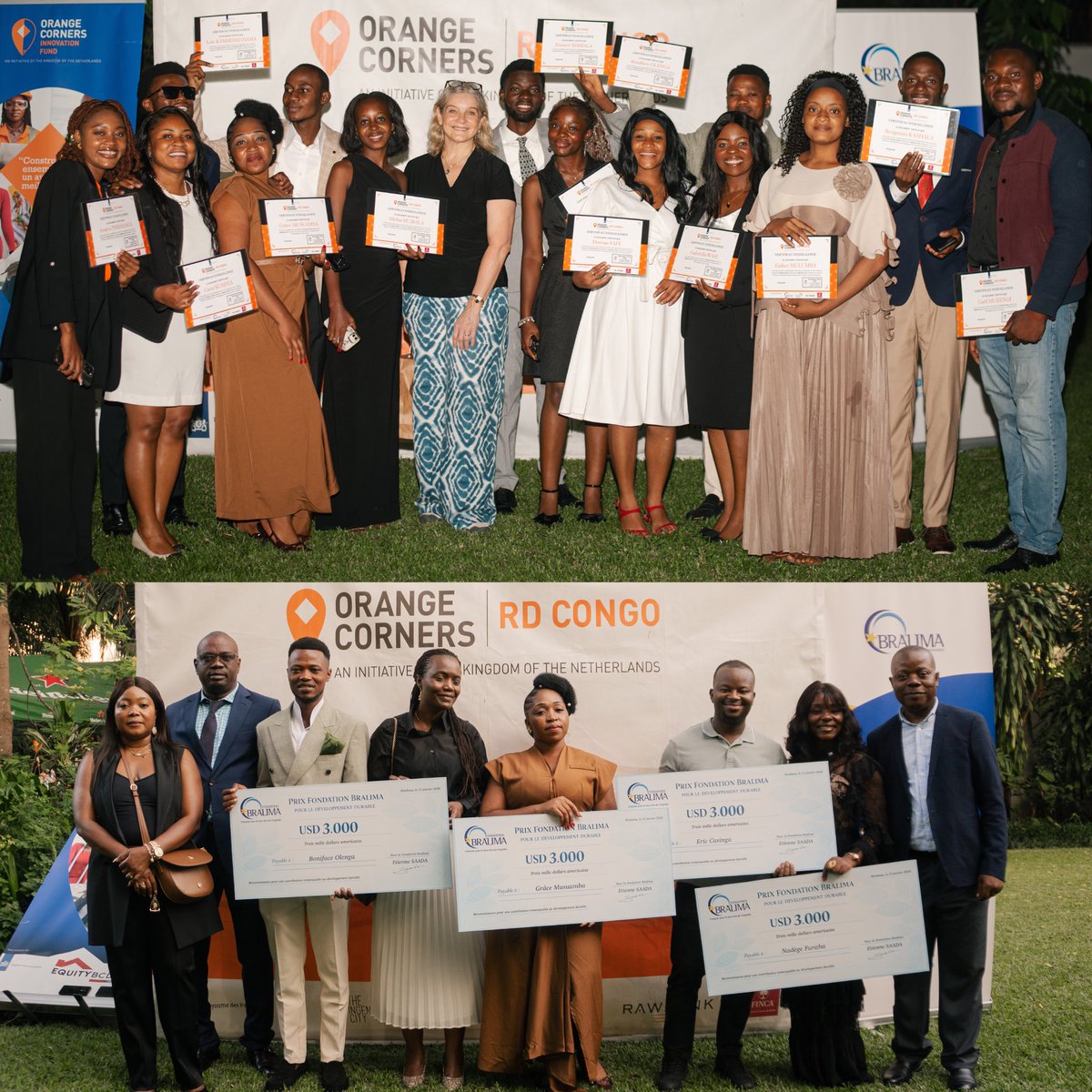 📰 On en parle dans la presse !

Le Showcase Day d’Orange Corners RDC – Cohorte 2025, un moment fort marqué par la remise de certificats, la subvention verte et la célébration de l’entrepreneuriat en RDC.

👉 Lire l’article complet :
zoom-eco.net/autres-actuali…
