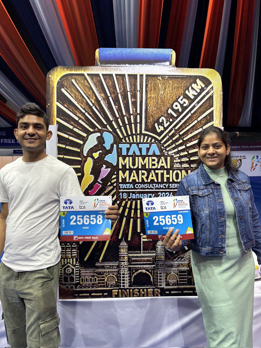 pulkitgupta1109's tweet image. Sibling duo is back

Supplies have been secured "1 and running", we both are running our 2nd TMM! Let's gooooo

@TataMumMarathon @procamintl 

#running
#marathon
#runners