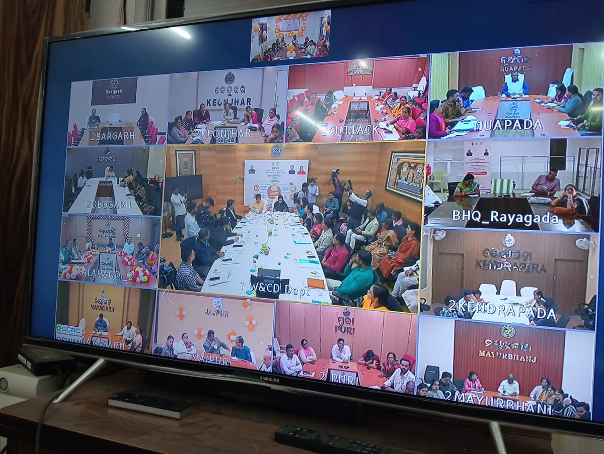 bdoboden's tweet photo. @CMO_Odisha @DM_Nuapada @NAdministration 
Today, the Hon’ble Deputy Chief Minister Smt. Pravati Parida virtually inaugurated the Nari Adalat, with the Hon’ble Law Minister Shri Prithviraj Harichandan attending as the Chief Guest. The programme, held at OSWAN Hall,Boden https://t.co/FUGtdpYvof