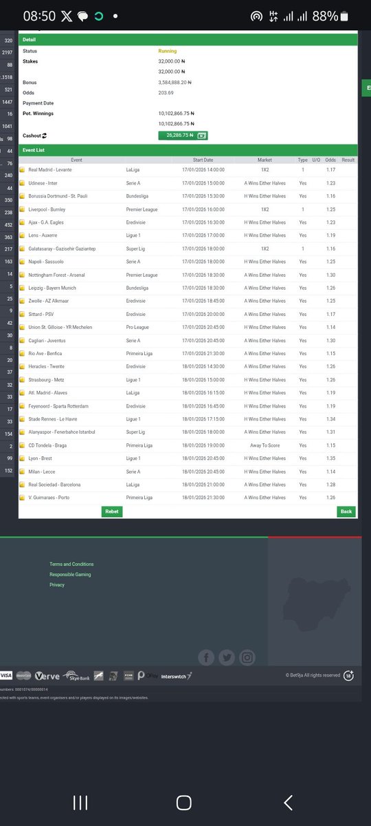 woozzaabets's tweet photo. Favourites to Score or Win a Half 🔥
Today's Mixed Folds Accumulator 🔥

GRAND AUDIT INCOMING 🍻

📌  2️⃣0️⃣0️⃣+Odds || 2️⃣2️⃣0️⃣+ Odds 

Codes 👇  #Bet9jaCode

3XBYQVF ||  3XCRRXF   

Bookie  @Bet9jaOfficial 

Not on ?

Register &amp;  Play 👇

https://t.co/fjSFOCwlGt

RT ✅️ https://t.co/7L8Vfg9rVh
