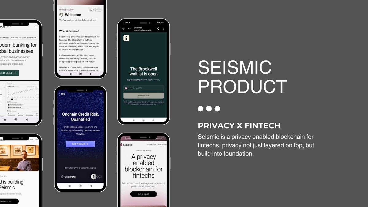GMIC

New year, new Seismic.

Updates from <a href="/SeismicSys/">Seismic</a>:
• New website look: seismic.systems
• Possible new ecosystem partner: <a href="/speciefinance/">Specie</a> (not announced yet 👀)
• Magnitude 9 role is now open (max role)
• Seismic is ready for the privacy year