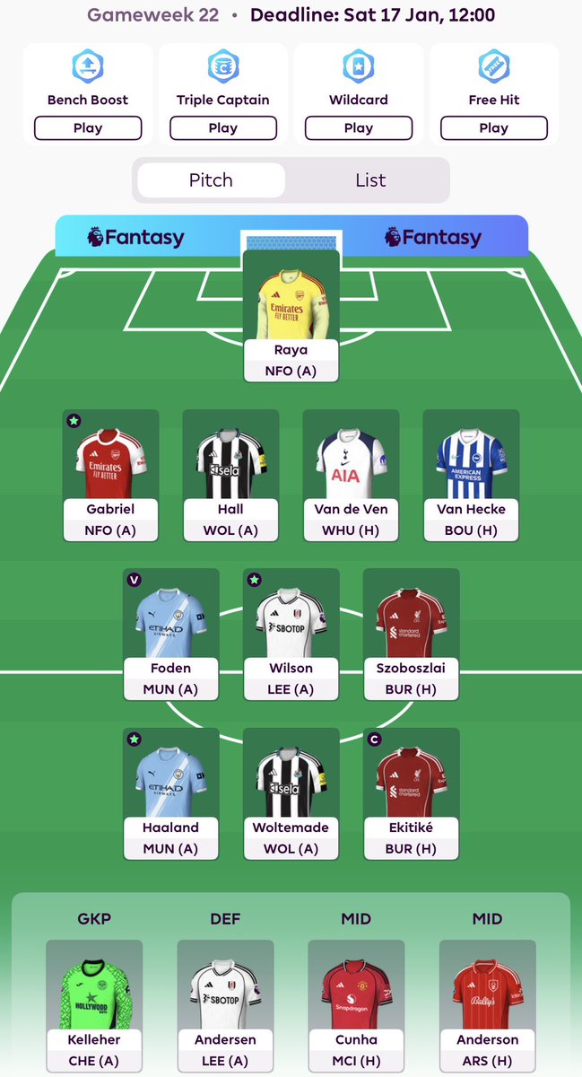 #GW22 tonight

Rolling the transfer

Ekitike 🧢

827k 🌎

#FPL #fplcomunuity