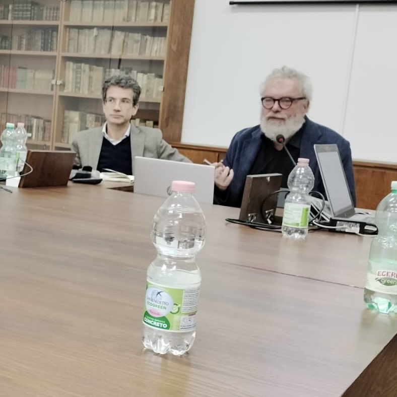 All’Università di Roma “La Sapienza” per la presentazione del numero monografico (22, 2/2004) della Rivista!