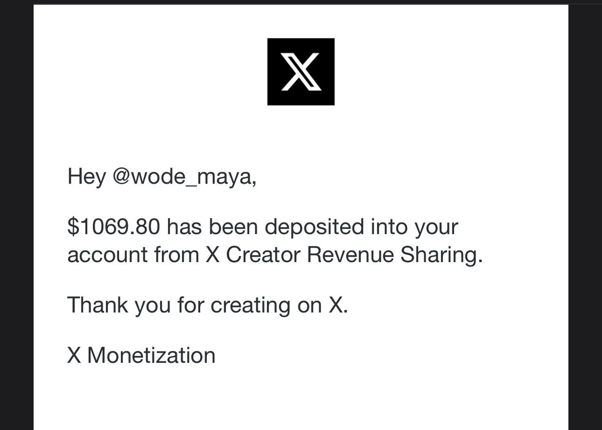 Never seen this amount since X payout started……