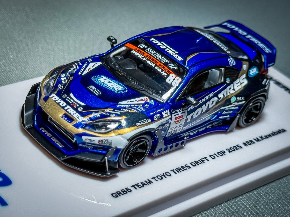 GULLIVER64 GR86 TEAM TOYO TIRES DRIFT D1GP 2025 #88 M.Kawabata