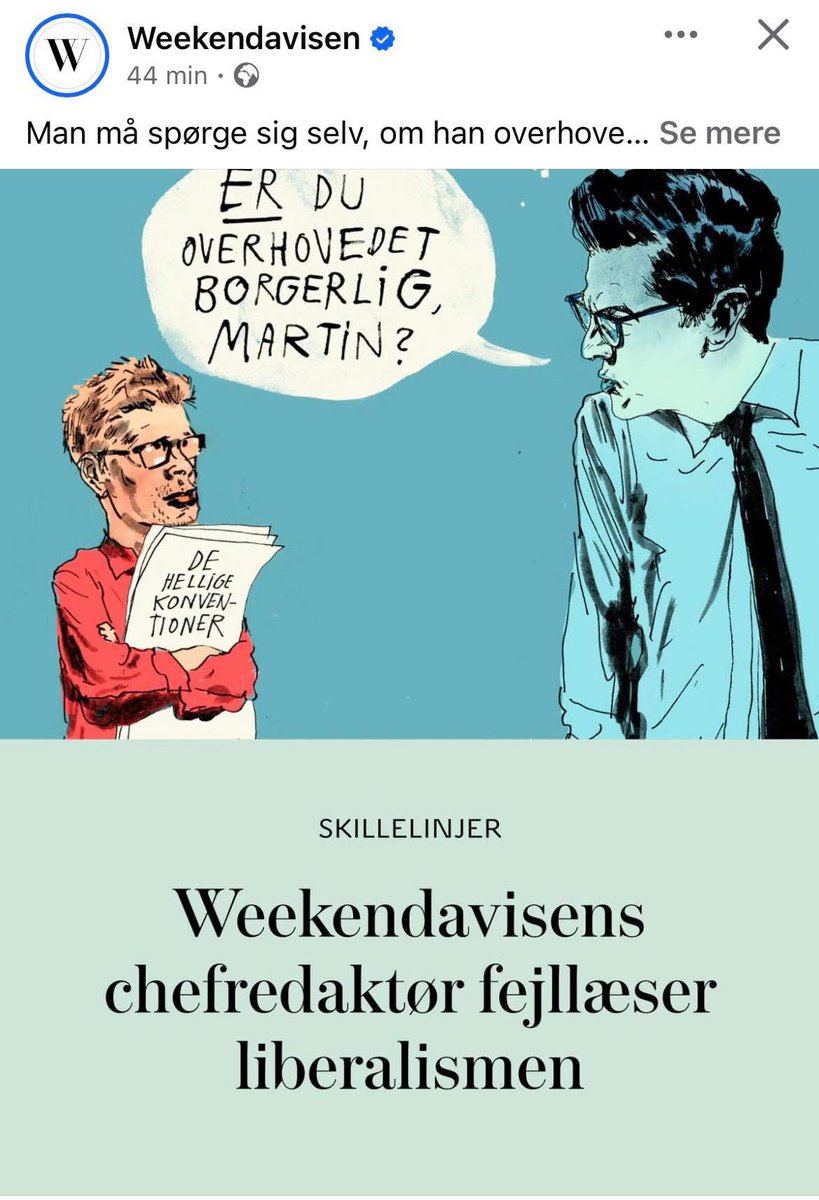 Alex Vanopslagh skriver i Weekendavisen i dag. 

Han svarer på Martin Krasniks kritik af at Liberal Alliance er villig til at opsige visse konventioner, for at kunne generobre kontrollen med Danmarks udlændingepolitik: 

“Et samfund (for) bliver ikke liberalt og åbent alene ved