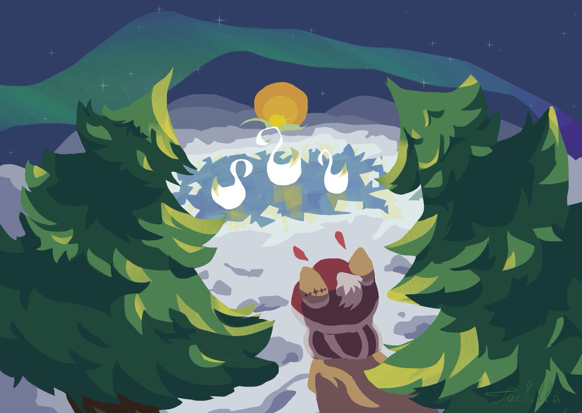 Winter night on lake 🦢
#pony #mlpfim #mlpart