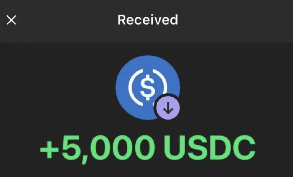 I want to send $5k to someone who has never won before, who says “hi“