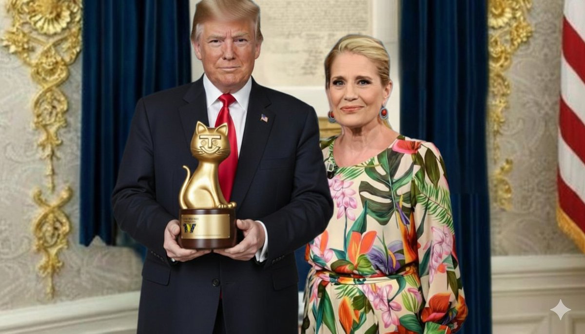 +++ CLAMOROSO +++
Heather Parisi vola a Washington e cede il suo Telegatto a #Trump.