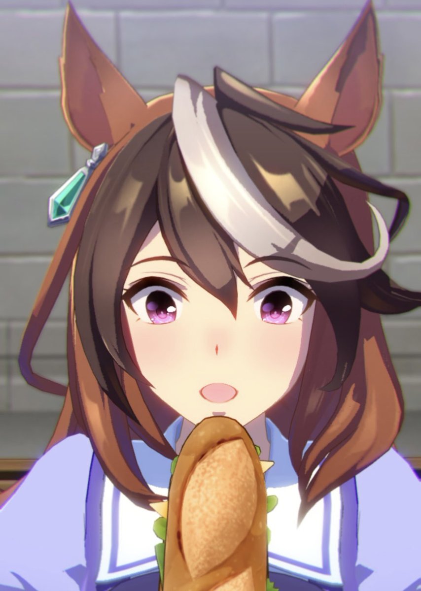 Me eating a sandwich