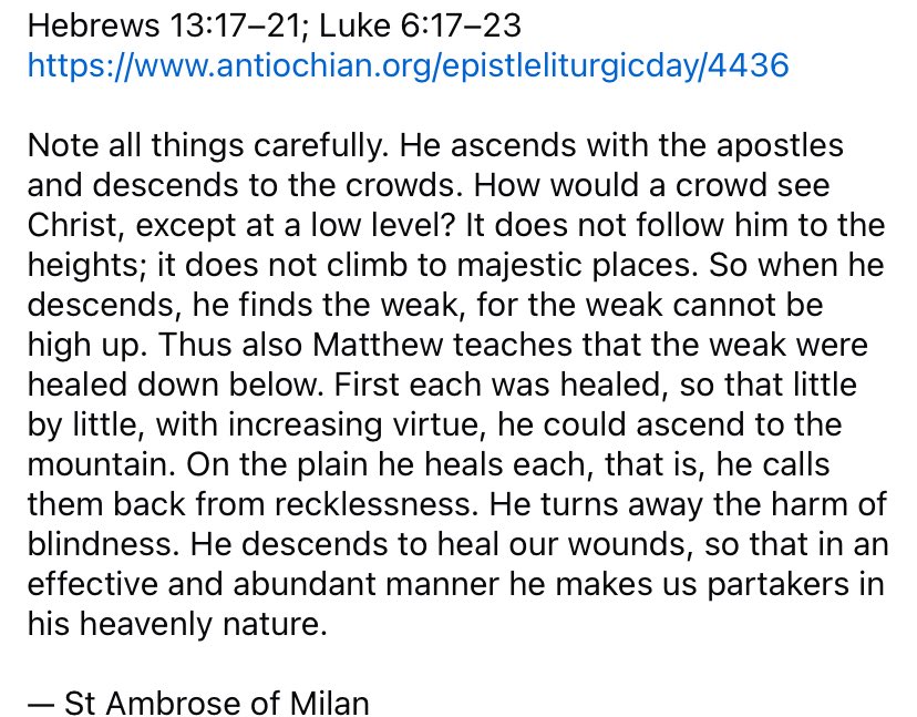 12ApostlesHants's tweet photo. Today we commemorate our Holy Father Anthony the Great https://t.co/jNsoLg0Gif #17January 

Hebrews 13:17–21; Luke 6:17–23
https://t.co/xv5khGeYQR https://t.co/H9l9Url79w