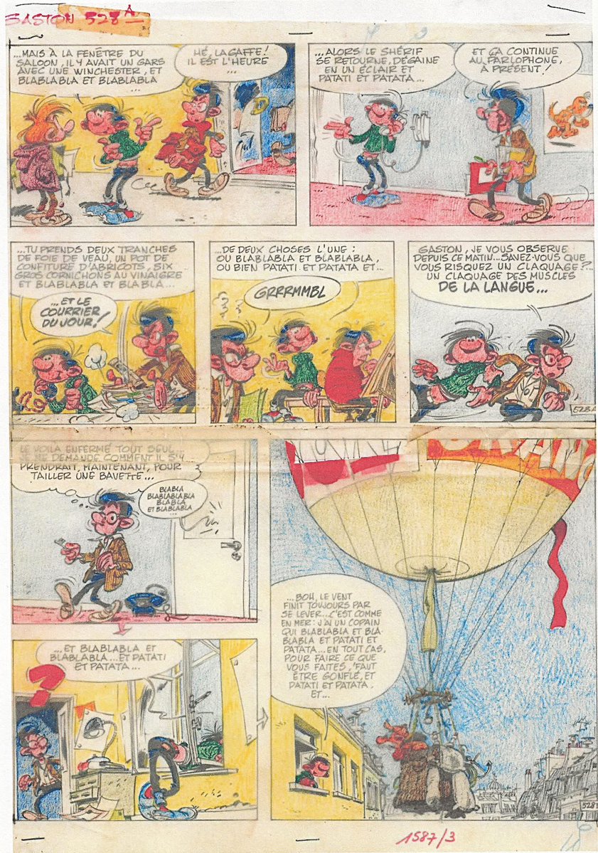 Original #Franquin - #Gaston Lagaffe