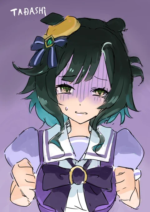 ヤな顔してるキセキちゃん #ウマ娘 #ウマ娘プリティーダービー #ウマ娘_キセキ