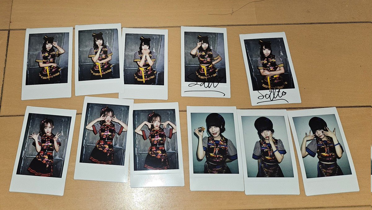 チェキ届いた〜✨😁 そるちゃん/もちのさん/ふぁさん のチェキだんだん