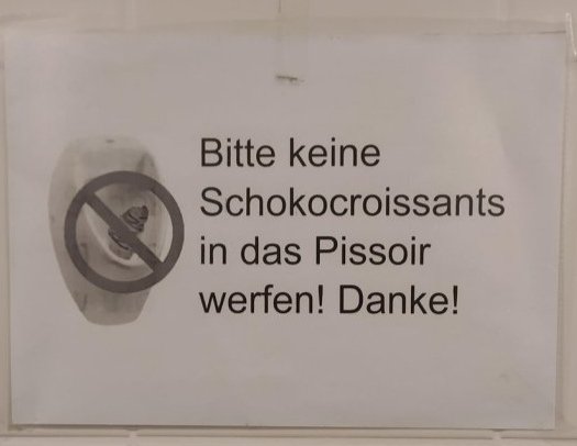 Aus gegebenen Anlass