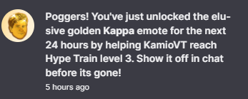 Thank you <a href="/Twitch/">Twitch</a>  for giving me golden Kappa on my birthday #twitch