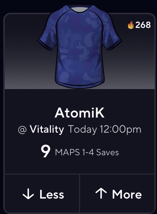 RLRayDFS's tweet image. First time ever a RL Prop got the Fire!!! 268 people taking his More on Saves!!! It was originally at 8.5!!! But this is really cool and marks history!!!
#PrizePicks #RLCS #PlayerProps