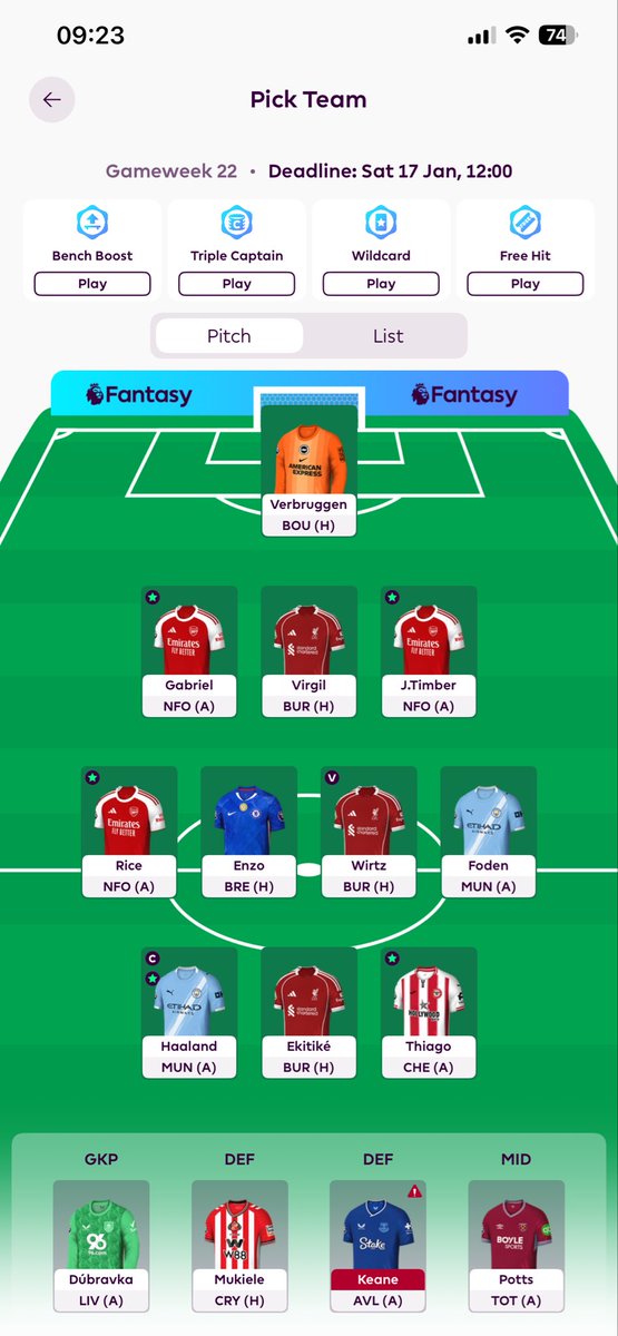 oddsjoker's tweet photo. @FPL_Harry Agreed! But Who would you bench instead of mukiele in this case? https://t.co/3sd7mFlz7n