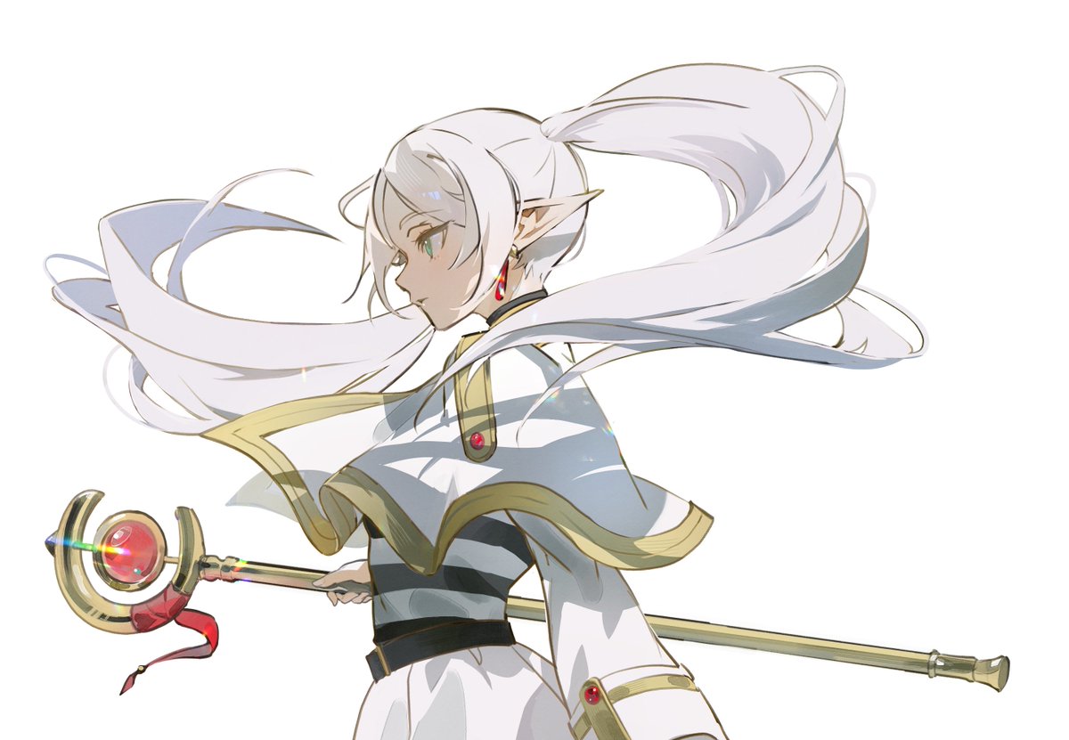 KuroshiroX's tweet image. Our favorite elf is back! #frieren