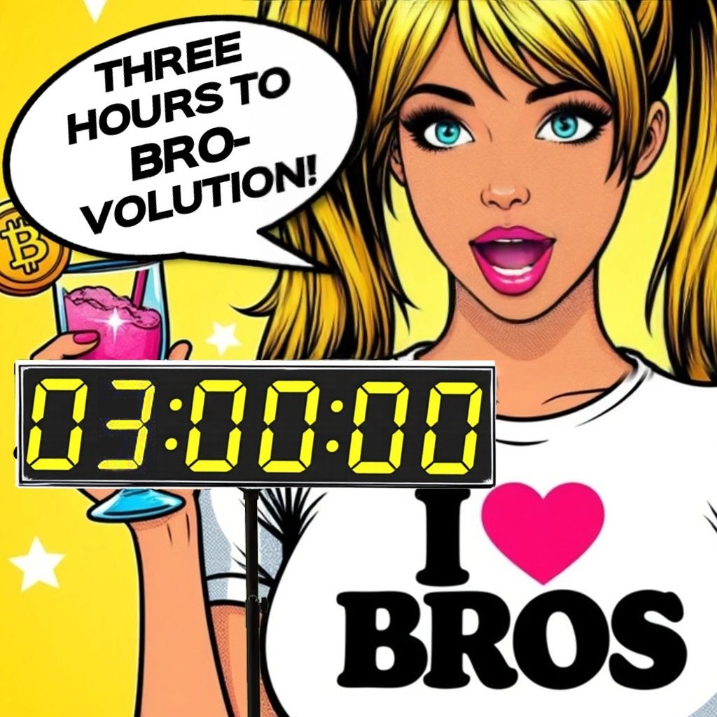 3 HOURS TO BROvolution! ⏳✈️

The wait’s almost over! 🚀

#CoinBros Presale opens soon.

Don’t be late, bros! ⏰

Join the Bros → coinbros.io
#CoinBros #Presale
